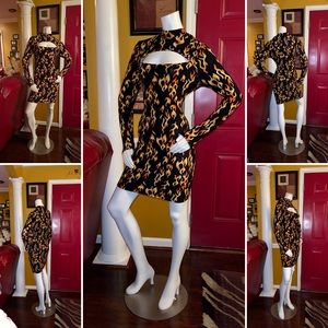 Flaming Hot Mini Bodycon Dres